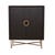 Odette Bar Cabinet - Matt Black - GlobeWest