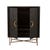 Odette Bar Cabinet - Matt Black - GlobeWest