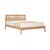 Sketch Poise Bed - Bone - Light Oak - GlobeWest