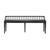 Ethnicraft Spindle Bench Seat - Black Oak - GlobeWest