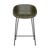 Duke Barstool - Vintage Matt Green PU - Black - GlobeWest