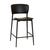 Matilda Barstool - Jet Black - Black Metal - GlobeWest