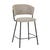 Mimi Barstool - Rainstorm - Black - GlobeWest