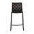 Quinn Barstool - Jet Black - Black Metal - GlobeWest