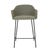Riley Barstool - Moss Tweed - Vintage Matt Green PU - GlobeWest