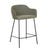 Riley Barstool - Moss Tweed - Vintage Matt Green PU - GlobeWest