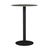 Portsea Cruise Round Bar Table - Grey Stone - Charcoal Aluminium - GlobeWest