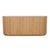 Oberon Crescent Buffet - Natural Ash - GlobeWest
