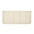 Oberon Crescent Marble Buffet - Natural Travertine - Shell - GlobeWest
