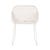 Cabana Link Dining Arm Chair - Chalk - White - GlobeWest