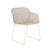 Cabana Link Dining Arm Chair - Linen - Sand - GlobeWest