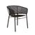 Cabana Woven Dining Arm Chair - Licorice - Licorice - GlobeWest