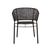 Cabana Woven Dining Arm Chair - Licorice - Licorice - GlobeWest