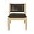 Cannes Rope Occasional Chair - Ink - Natural Teak - GlobeWest