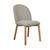 Cohen Dining Chair - Taupe Boucle - Natural Ash - GlobeWest