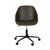 Cooper Office Chair - Vintage Matt Green PU - Black - GlobeWest