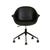 Daisy Office Chair - Vintage Matt Black PU - Black - GlobeWest