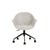 Daisy Office Chair - Winter Grey - Black - GlobeWest