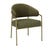 Edmund Dining Arm Chair - Turtle Shell - Loden - GlobeWest