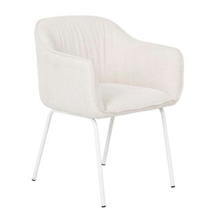 Flora Dining Arm Chair - Sandshell - GlobeWest