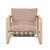 Frankie Outdoor Tube Occasional Chair - Dessert Rhythm - Clay - GlobeWest
