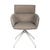 Kellan Swivel Base Chair - Americano - White - GlobeWest