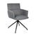 Kellan Swivel Base Chair - Shadow - Matt Black - GlobeWest