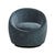 Kennedy Globe Occasional Chair - Blue Charcoal Velvet - GlobeWest