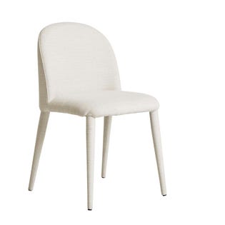 Lane Dining Chair - Natural White Tweed - GlobeWest