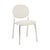 Laylah Loop Dining Chair - Sandcastle Tweed - Chrome - GlobeWest