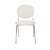 Laylah Loop Dining Chair - Sandcastle Tweed - Chrome - GlobeWest