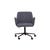 Lennox Office Chair - Gunmetal - Black - GlobeWest