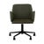 Lennox Office Chair - Moss Tweed - Vintage Matt Green PU - GlobeWest
