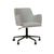 Lennox Office Chair - Winter Grey - Black - GlobeWest