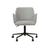 Lennox Office Chair - Winter Grey - Black - GlobeWest