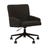 Marshall Office Chair - Ebony Weave - Black Metal - GlobeWest