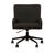 Marshall Office Chair - Ebony Weave - Black Metal - GlobeWest