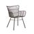 Mauritius Wing Arm Chair - Espresso - GlobeWest