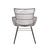 Mauritius Wing Arm Chair - Espresso - GlobeWest