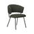 Mimi Dining Chair - Military Green - Black - GlobeWest