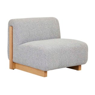 Moore Occasional Chair - Sky Speckle - Natural Ash - GlobeWest