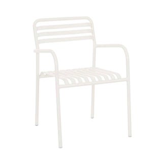 Pier Breeze Dining Arm Chair - White - GlobeWest