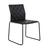 Quinn Dining Chair - Jet Black - Black Metal - GlobeWest