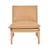 Sketch Cantaloupe Occasional Chair - Camel Leather - Light Oak - GlobeWest