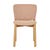 Sketch Pinta Dining Chair - Woven Red Clay - Light Oak - GlobeWest