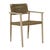 Tide Drift Dining Armchair - Biscuit Rope - Aged Teak - GlobeWest