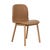 Tolv Com 2 Dining Chair - Pecan Leather - Light Oak - GlobeWest