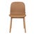 Tolv Com 2 Dining Chair - Pecan Leather - Light Oak - GlobeWest