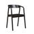 Tolv Inlay Dining Arm Chair - Black Oak - GlobeWest