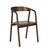 Tolv Inlay Dining Arm Chair - Walnut - GlobeWest